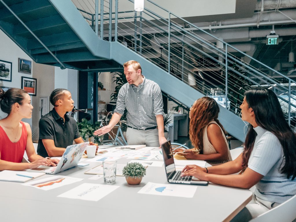 group of accountants having a meeting