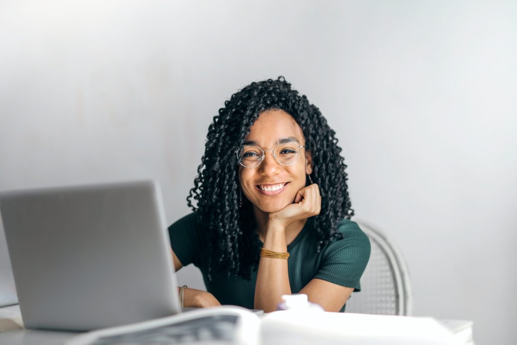 smiling accountant